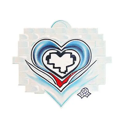 Lego Brick With A Heart Symbolizing The Love For Your Son