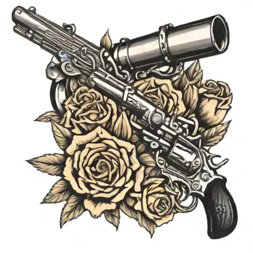 Gangsta And Gun Barrels