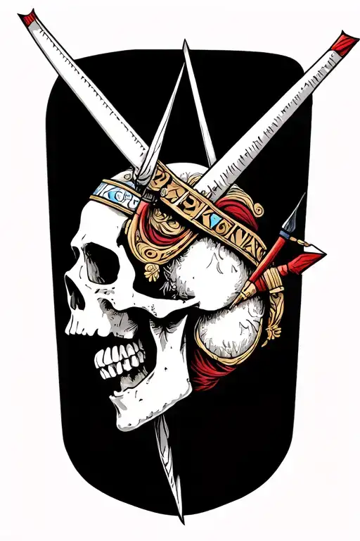 Sagittarius In A Skull