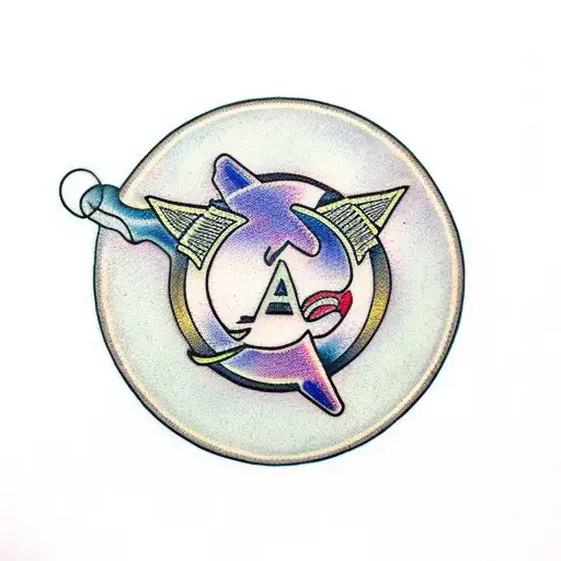 Letter A In The Circle