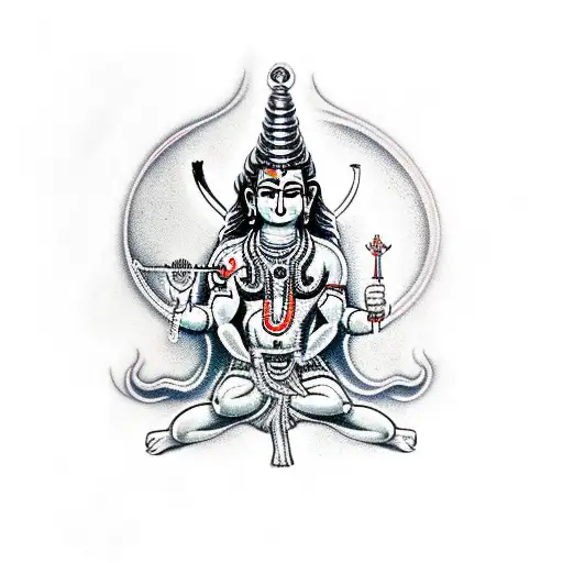 Hindu God Shiva The Warrior