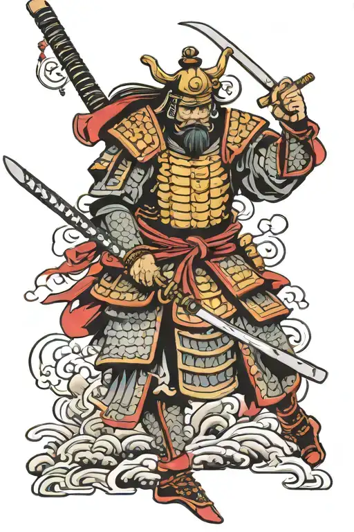 A Japanese Samurai Warrior