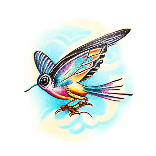 Butterfly Robin Feather