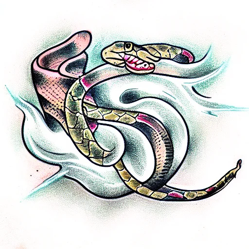 Snake Eatting Its Tail