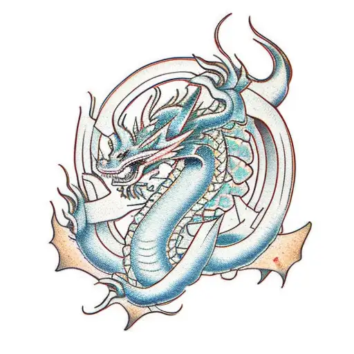 Neo Traditional Dragon