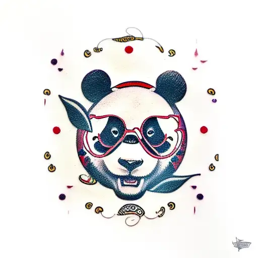 Traveling Panda With Bag