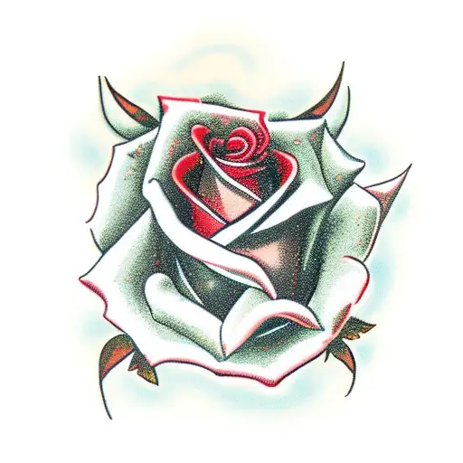 Red Rose With Azade Name In It