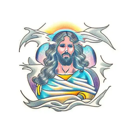 Jesus Tripping Over A Stone