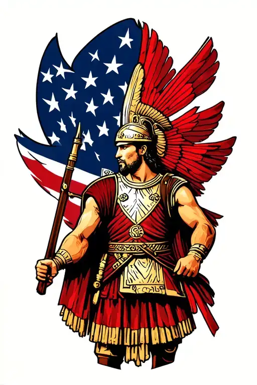 Ancient Macedonian Soldier Tattoo F