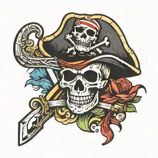 Pirate Sword And Hockey Stick