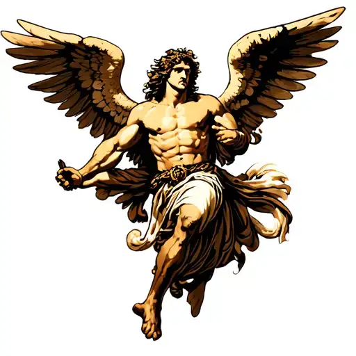 Arch Angel Michael Fighting