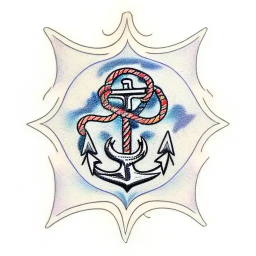 A Shell With An Anchor Bracelet