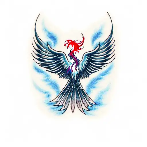 Phoenix Rising From Ashes