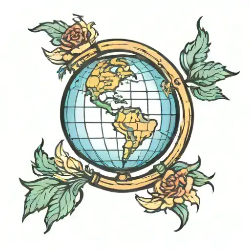 Globe American Traditional Colour