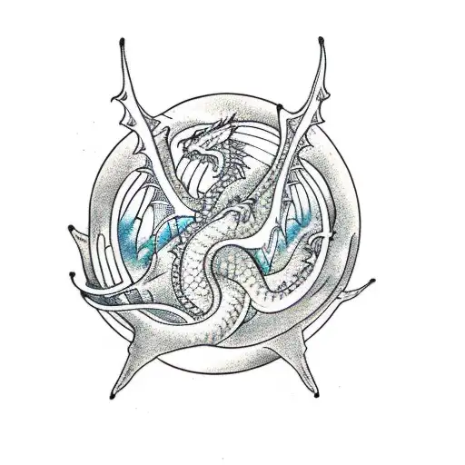 Dragon Doing Fibonacci Dance