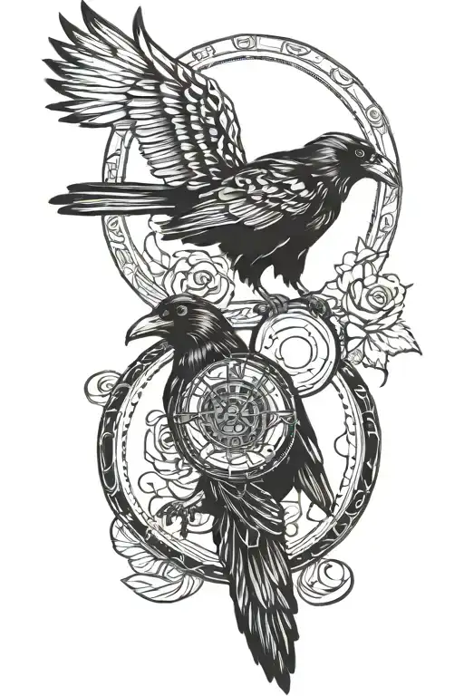 Crow And Hand Drum