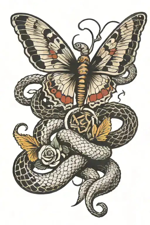 Snake And Butterflie Spin