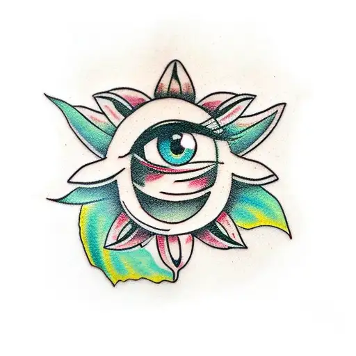 Evil Eye Lotus
