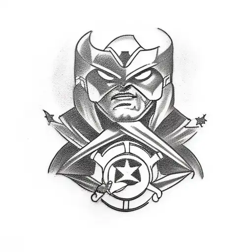 Creating A Tattoo That Pays Homage To Both Marvel And Dc Characters Riding Motorbikes Together