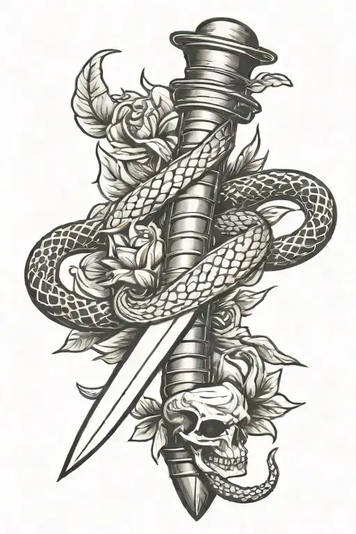 Dagger And Snake