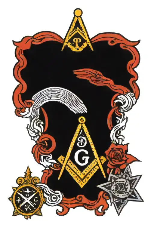 Masonic Symbol With A Catholic
