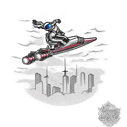 Atv Rider In The Air With A Stadium Of Fans In The Background