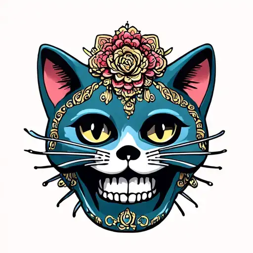 Lucky Cat Skull