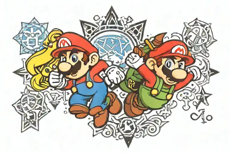 Super Mario And Legend Of Zelda