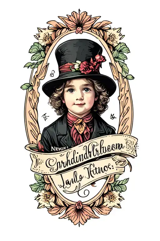 Grandchildren Names Incorporated Into The Design