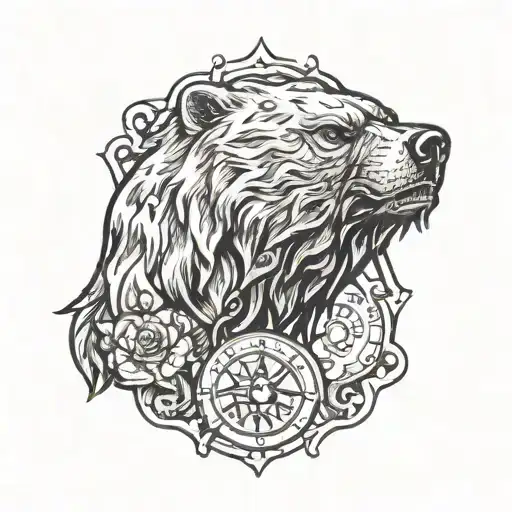 Ursine Medallion Of The Bear School Worn By Witches From The Witcher Game Universe