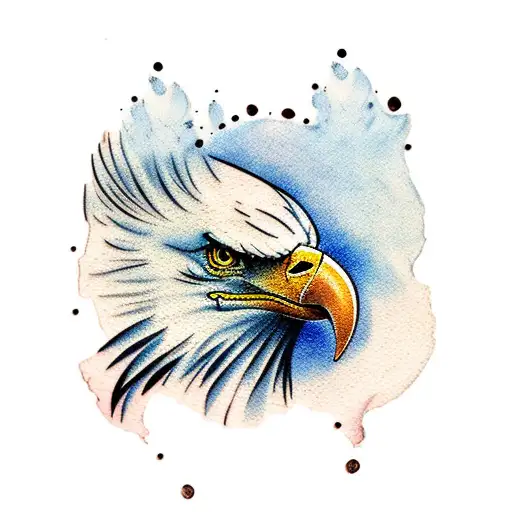 Bald Eagle Water Color
