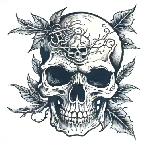 Skull Branch Barbed We Have'