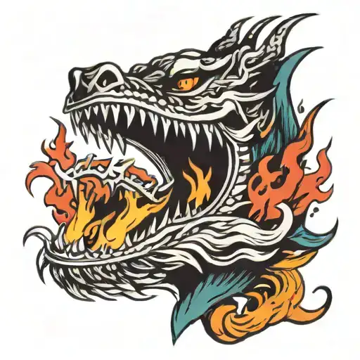 Dragon Breathing Fire