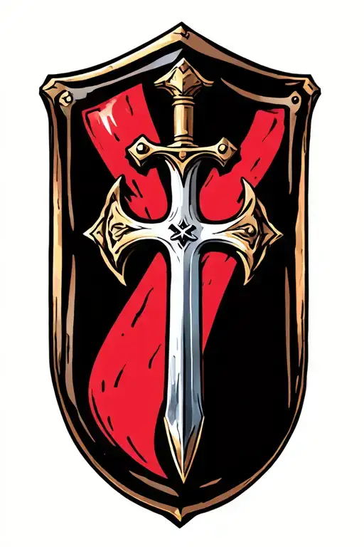 Sword & Shield Templar Cross