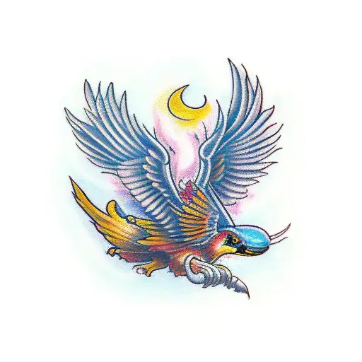 Maldivs Love Angel Butterfly Phoenix Bird Eyes