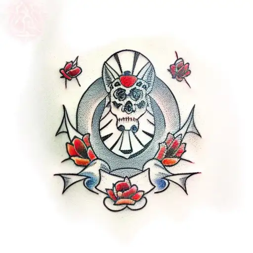 Black And Red Full Sleeve