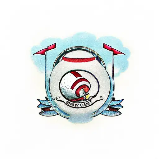 Driver Golf Club With Ribbon For Childs Names