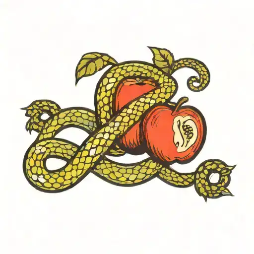 Apple And Snake