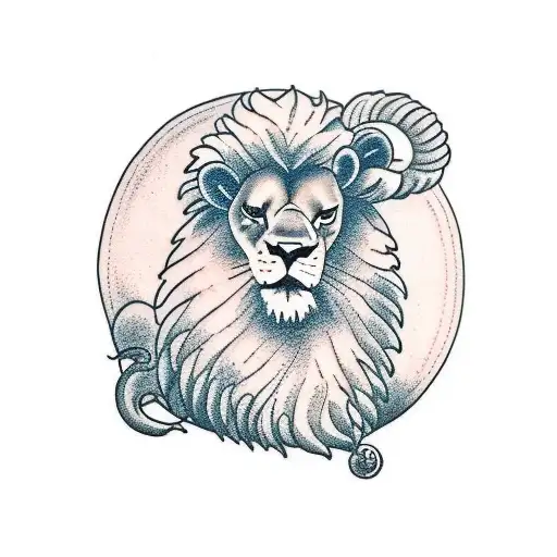 Lion And A Sheep