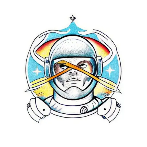 Super Heroe Astronaut
