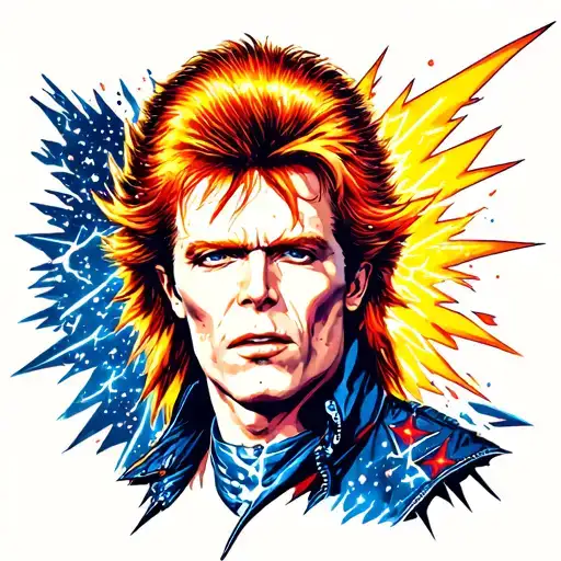 Space Bowie Ziggy Stardust Lightning