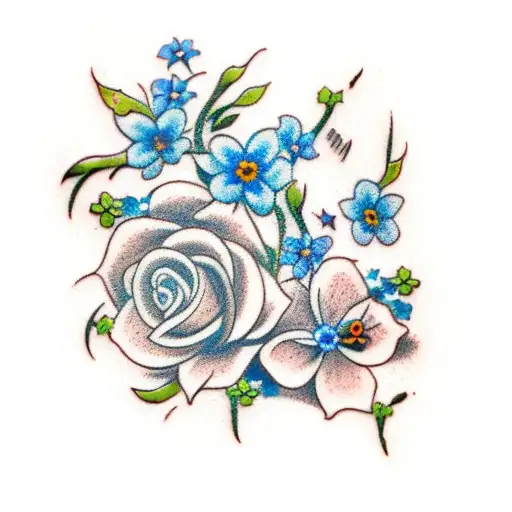 Forget Me Not Flower Vine