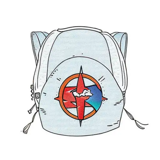 Travel Backpack With Globe Inside