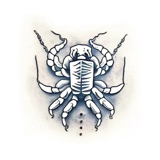 Scorpion With A Fern