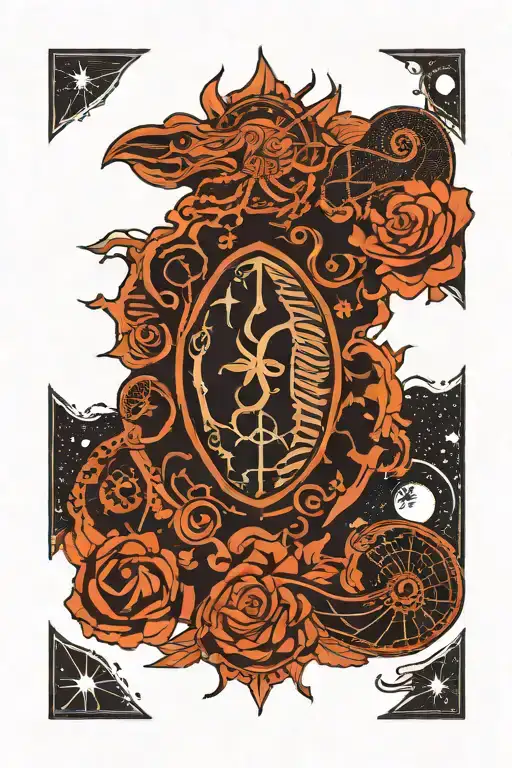 Scorpio And Pisces Zodiac Sign Tattoo With Virgo Constellation