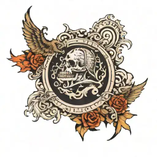 Roman And Norse Underworld Sleeve