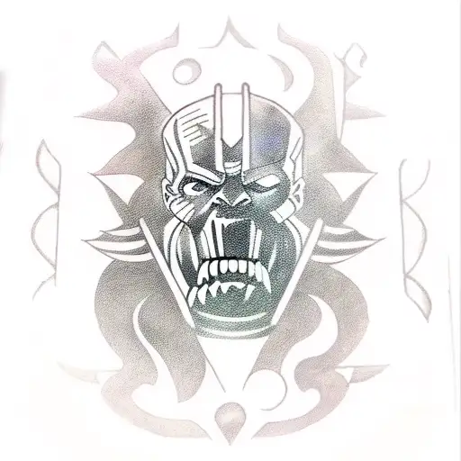 Thanos Sword And The Infinity Stones