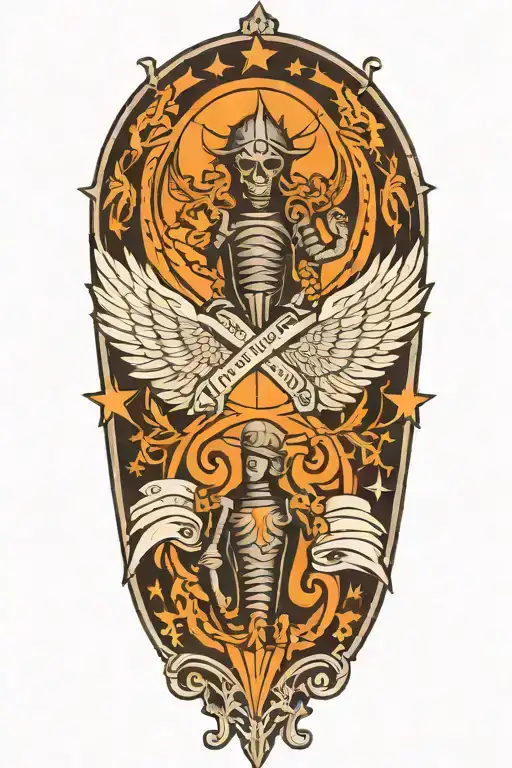 Pisces And Scorpio Zodiac Signs With A Guardian Angel