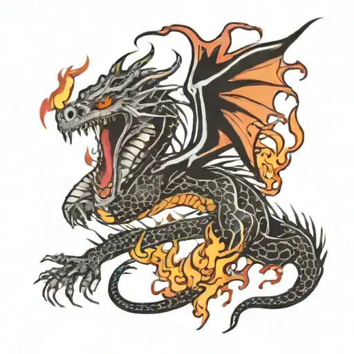 Dragons Breathing Fire