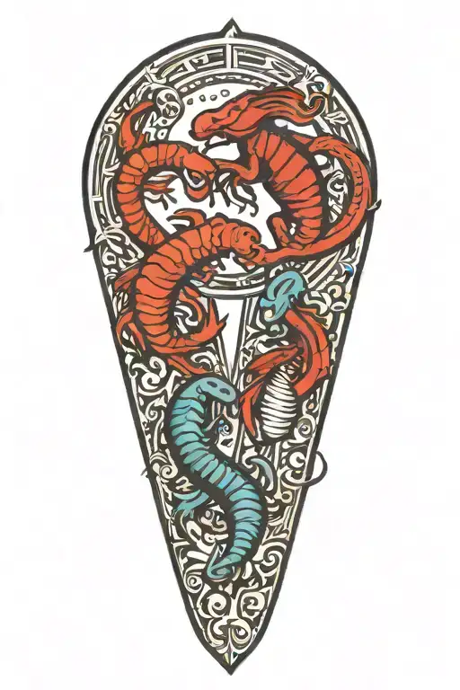 Scorpio And Pisces Zodiac Signs Playing